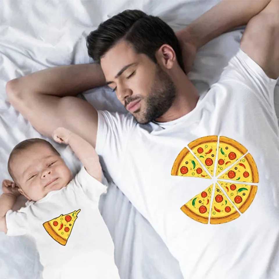 Pizza T Shirt Matching Family Shirts Pizza Family Matching Outfits Fathers Day Gift Father Son Clothes Gift for DadXJ241008