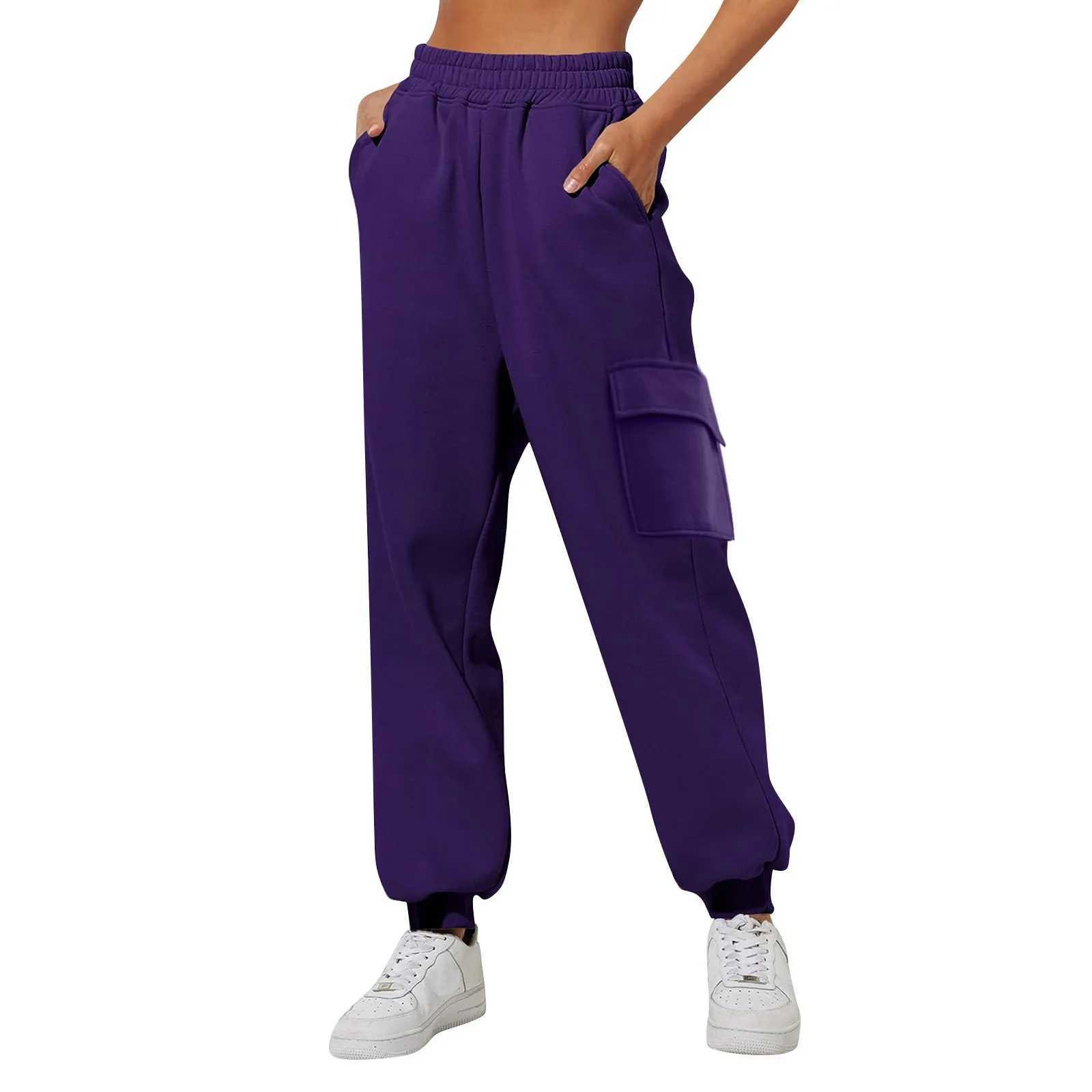 Womens Thin High Waisted Loose Sweatpants Comfortable High Waisted Jogging Pants With Pockets Casual for WomanX241008