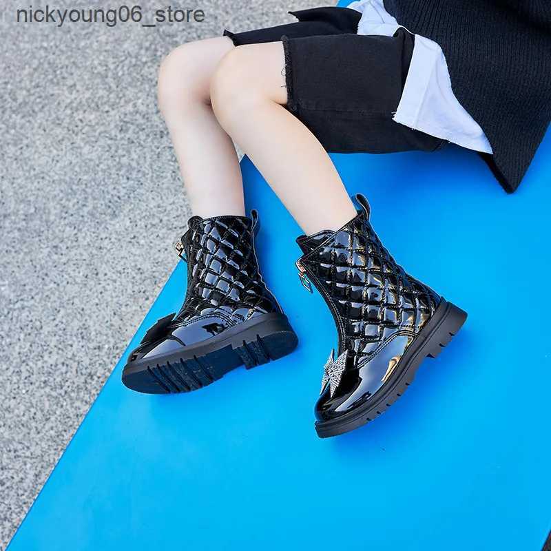 Boots Baby Girl Shoe 2023 Children Boots Fashion Girl Princess Short Boot Toddler Boot Kid Shoe for Girl Botas Para Nia Zapatos Nia L240910