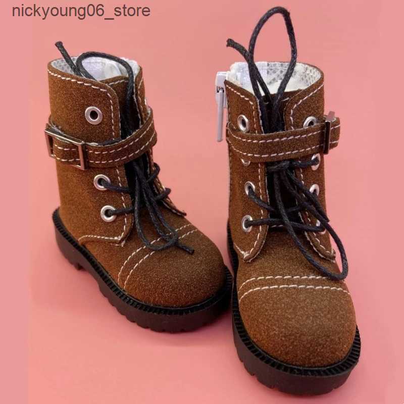 Boots Tilda 7cm 1/4 BJD Doll Toy ShoesLovely Mini Cute Shoes Simulation Leather Boots for Dolls Minifee High Quality Doll Accessories L240910