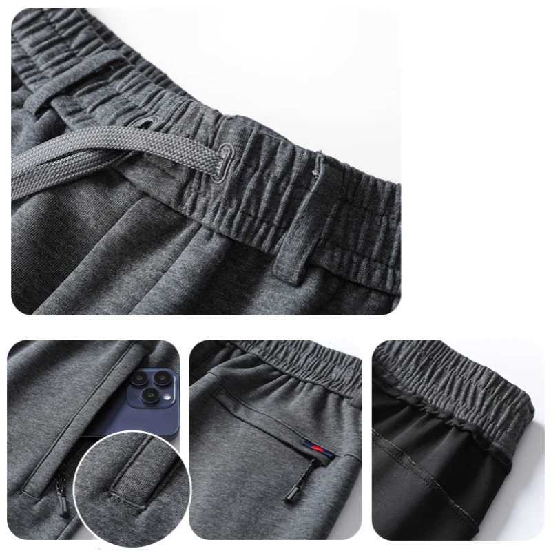 Large Size 7xl 6xl Sweatpants Men Cotton Solid Color Sports Casual Pants 2024 New Autumn Winter Loose Rib Bottom TrousersX241008