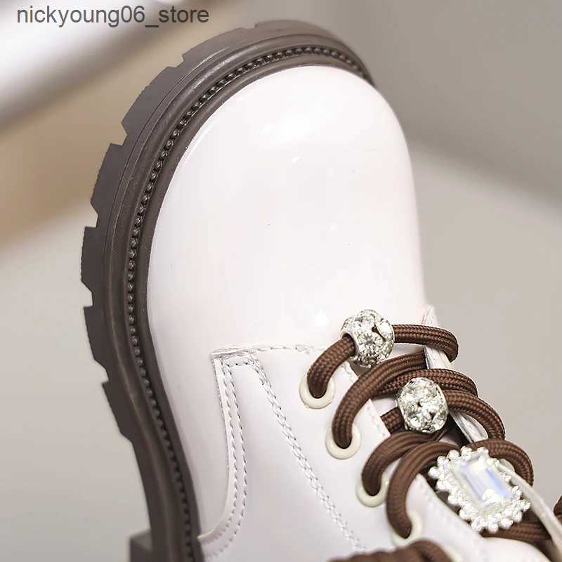 Boots Black Girls Boots Winter Children Shoes 4 To 12 Years New Fashion Non-slip Luxury Kids Waterproof Cute Ankle Boots for Girls L240910