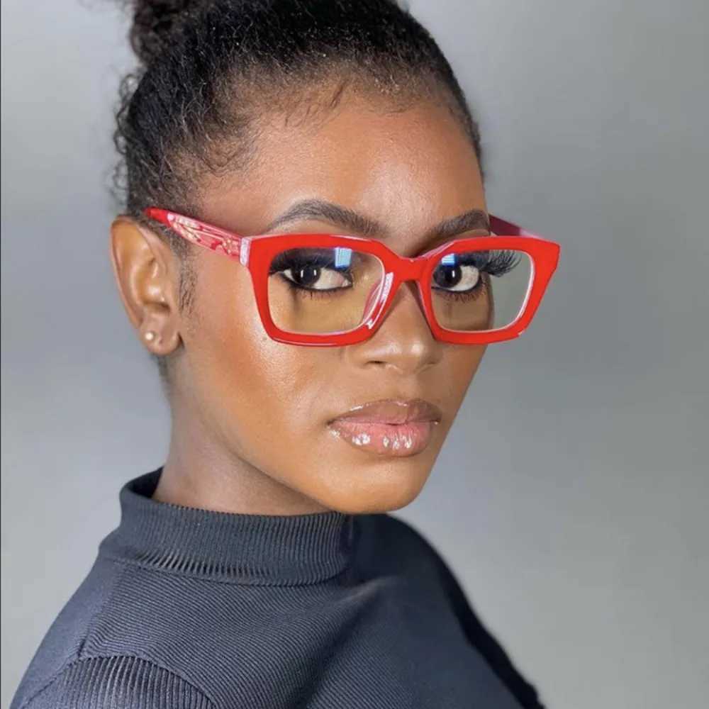 New Retro Square Anti Blue Light Glasses For Women Men Vintage Reading Clear Computre Pink Blue Black Eyeglasses Frames Lentes OX241008
