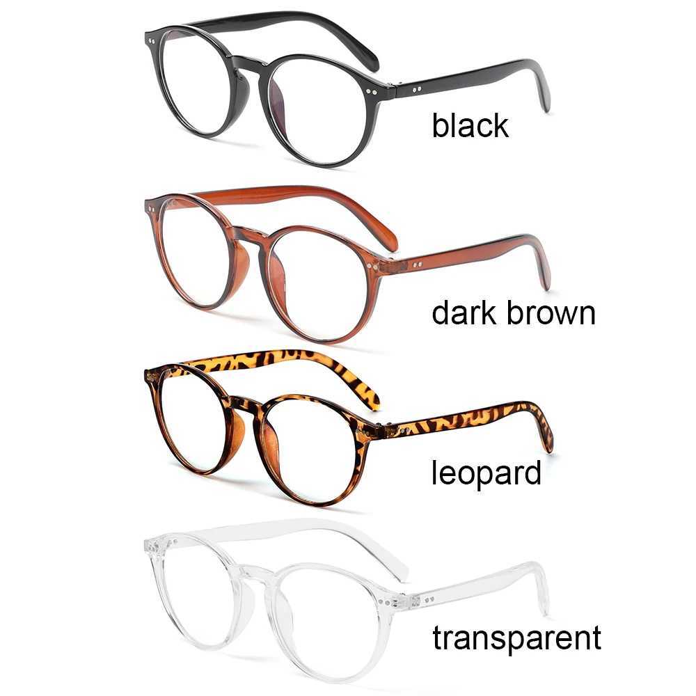 Anti Blue Light Glasses Retro Ultralight Round Frame For Women Men Optical Spectacles Blocking Gaming Filter GlassesX241008