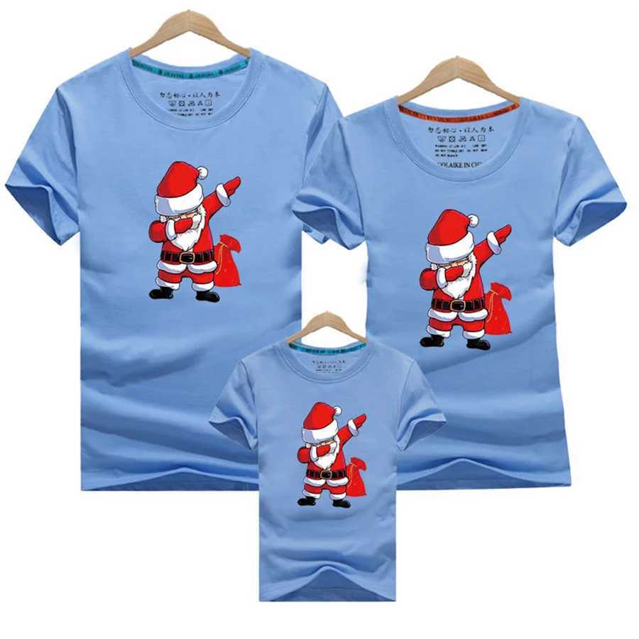 Christmas Family TSH irt Matching Clothing Fun New Christmas Mom Dad Child Me Baby Clothing Mom Daughter Son Girl Boy Clothing W241008