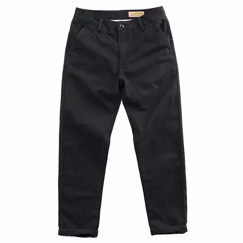 Mens casual cargo cotton pants mens pocket loose straight pants workwear brand suitable for runners mens sportswear CL241008