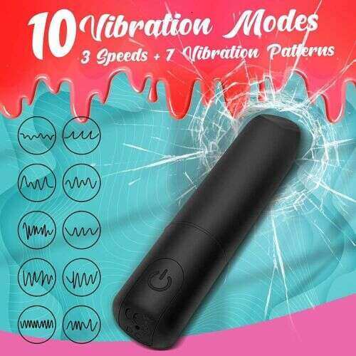 Women's multi speed vibrator bullet Dildo Anal G-point massager stick sex toy