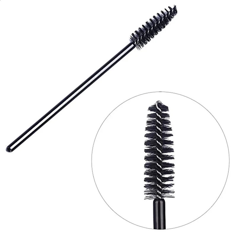 50/1000pcs disposable mascara brush eyelash extension tool mascara brush eye black stick application coil makeup tool 241008