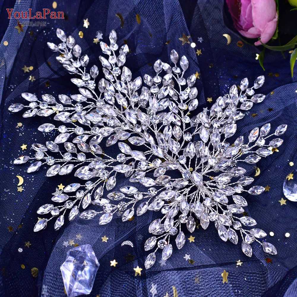 YouLaPan Bling Rhine Stone Wedding Bridesmaid Headwear Womens Fashion Hairstyle Accessories Handmade Bridal Headwear HP438 W241007