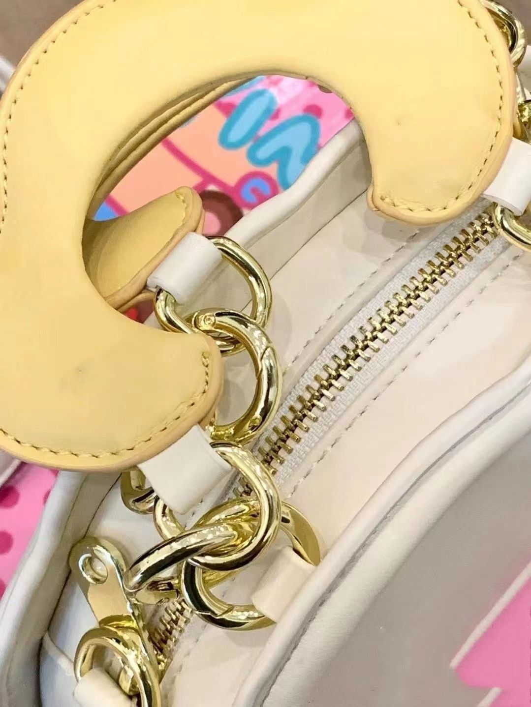 2024 New Designer Handbag Cream Cloud Summer Multi functional Handbag Cute Slant Shoulder Bag