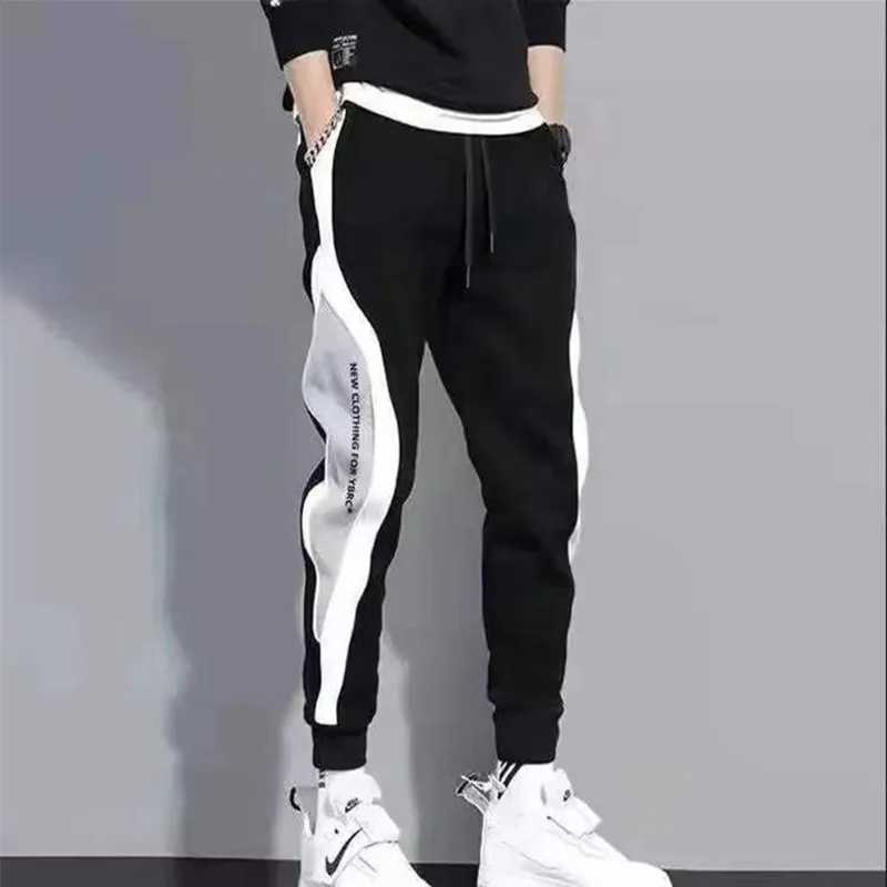 PUAIA Print Mens Pants Autumn/Winter New Sport Jogging Trousers Fitness Loose Fit Clothing Solid Color Outfit Streetwear PantsX241008