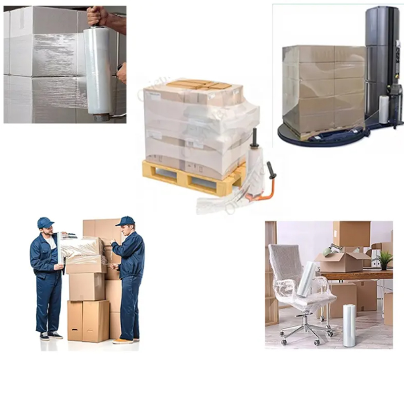 Individual packs are 50cm wide by 244 metres long of flexible transparent absorbent material that is durable and suitable for mobile heavy-duty shrink
