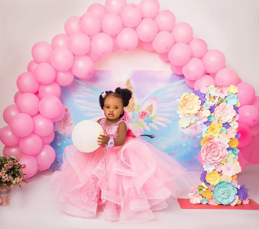Pink Little Kids' Birthday Party wer Girl Dresses Beaded Tiered Tulle wergirl Dress Appliqued Lace Princess Queen Ball Gowns For Marriage