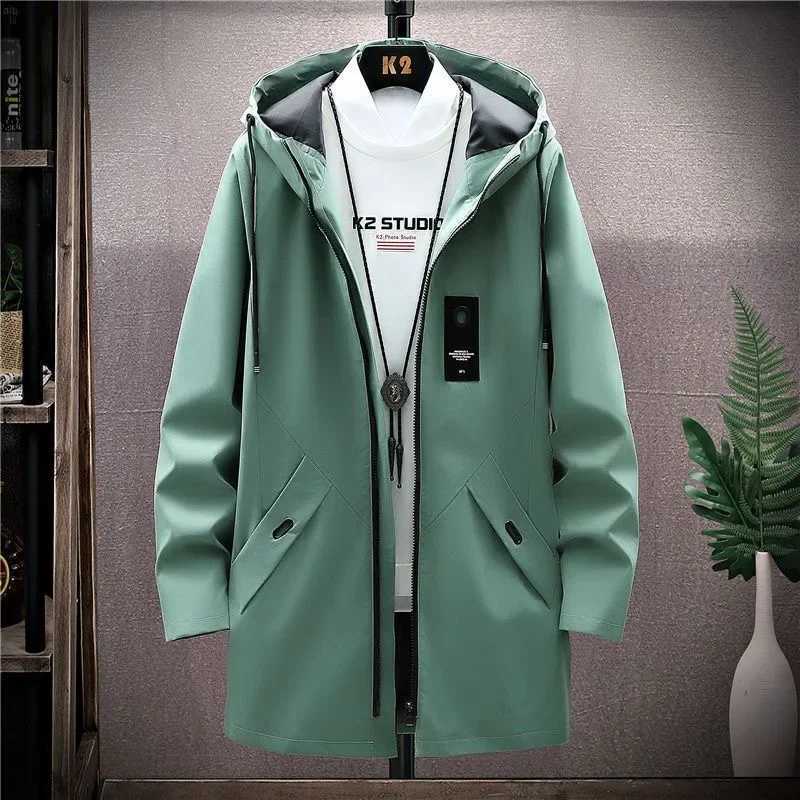 2023 Spring/Summer New Mens Classic Fashion in Long Wind Block Mens Casual Loose Large Premium Coat M-5XL W241007
