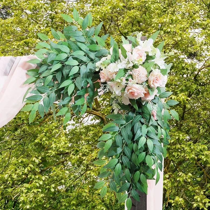 10 pieces of artificial plants from Ruscus Italy green stems spring grouting lining wedding arch bouquet home decoration leaves 240930