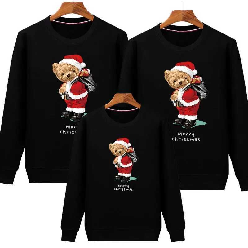 Christmas jerseys family sets Santa Claus team sports shirts mothers fathers daughters sons matching clothing couples sweaters baby parachuting W24100