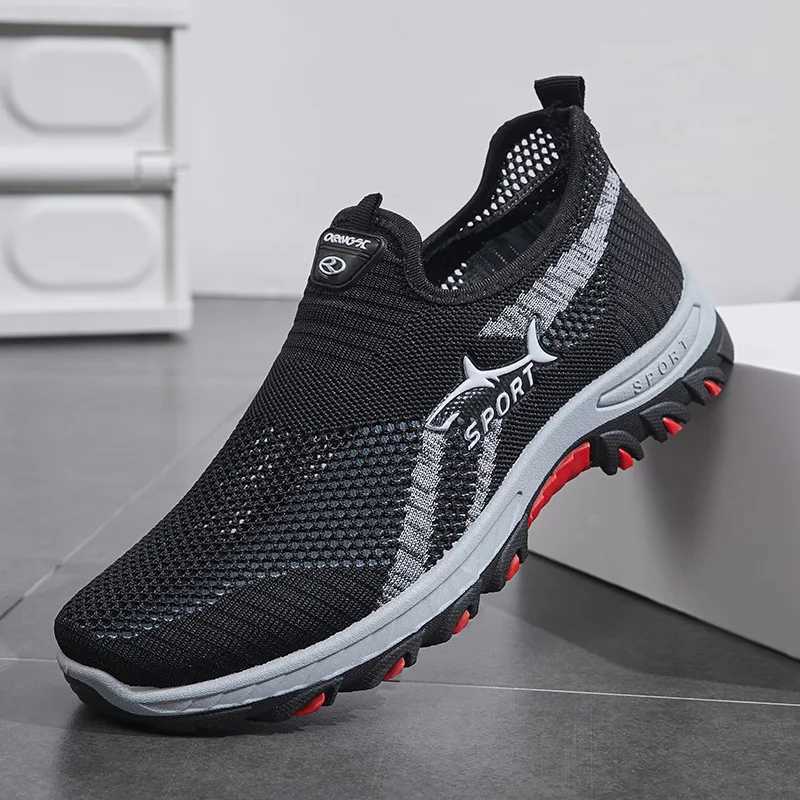 Breathable mens sports shoes summer mens casual shoes comfortable and non slip outdoor mens driving and jogging shoes Y241008
