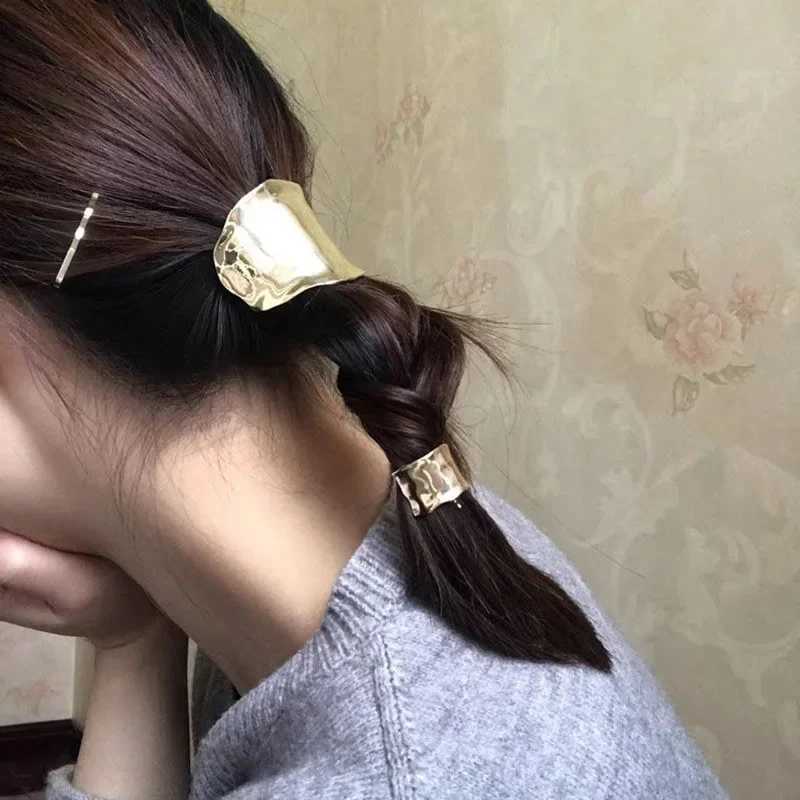 Modern Jewelry 2024 Trend New Simply Popular Style Elegant Temperament Metal Hair Ornament for Women Fashion Accessories W241007