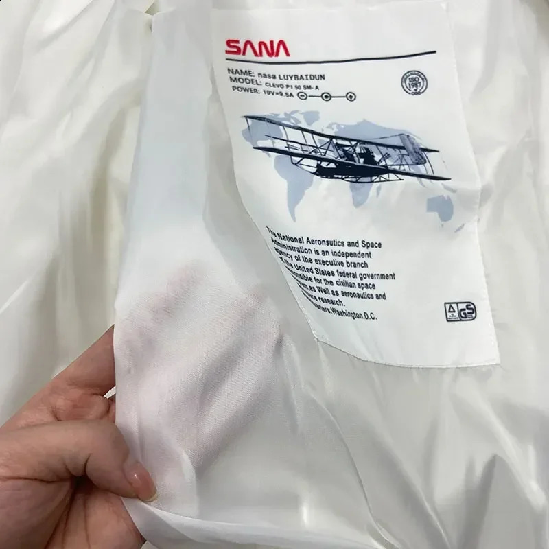 Classic white bomber jacket womens spring fashion 95kg oversized Chaquetas baseball casual loose zipper underwear Z187 240930