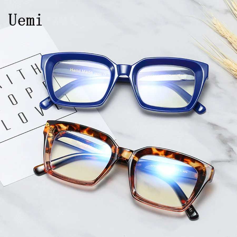 New Retro Square Anti Blue Light Glasses For Women Men Vintage Reading Clear Computre Pink Blue Black Eyeglasses Frames Lentes OX241008