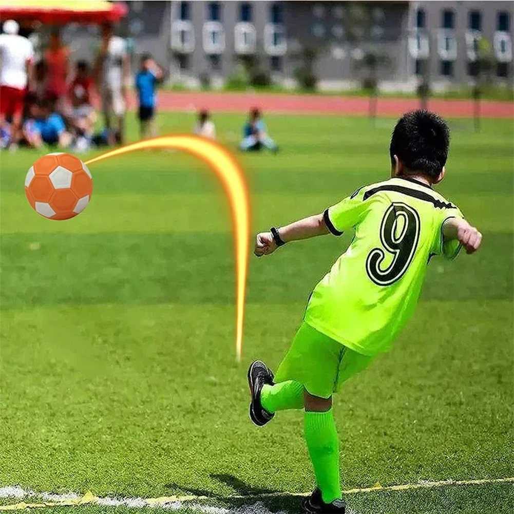 Size 5 Curve Sweep Football High Visibility Sports Curve Sweep Football Rubber Line Fun Football Toys for Boys and GirlsW241008