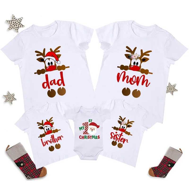 New Years Christmas Family Costume Father Mother Brother sisters Baby Merry Christmas Family Appearance Christmas Deer Christmas Costume W241008