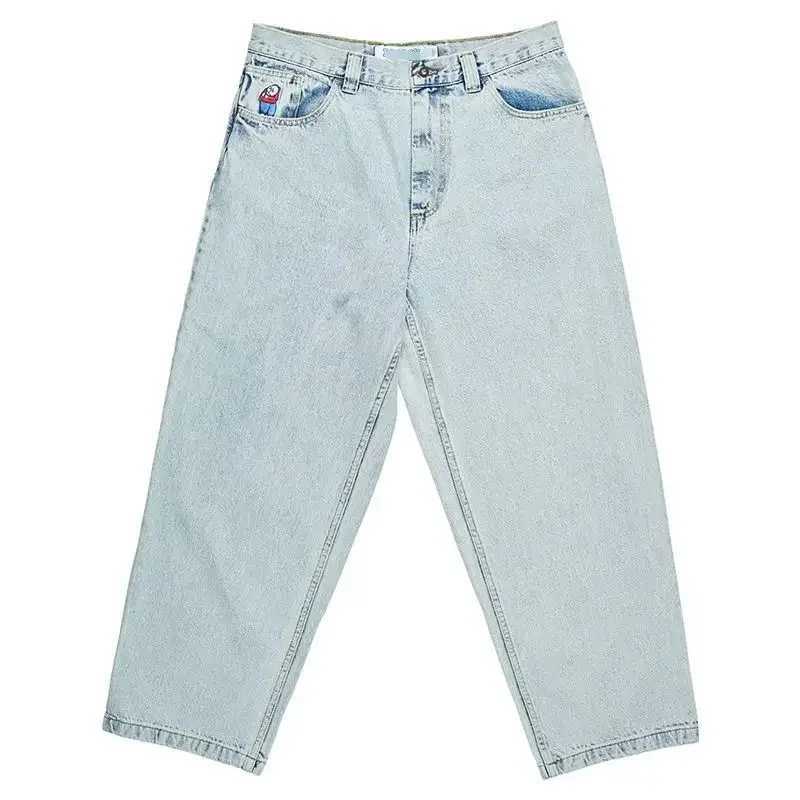 Y2K Golf Trap King Jeans Mens Street Clothing Luggage Jeans Embroidered Denim Casual Simple Commodity Pants Womens Jeans Inkless Good Product HotW2407