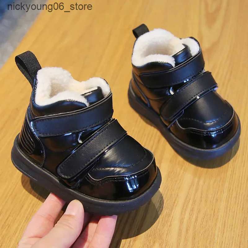 Boots Winter Kids Shoes for Boys Snow Boots Star Thicken Warm Children Girls Short Boots Baby Cotton Shoes L240910