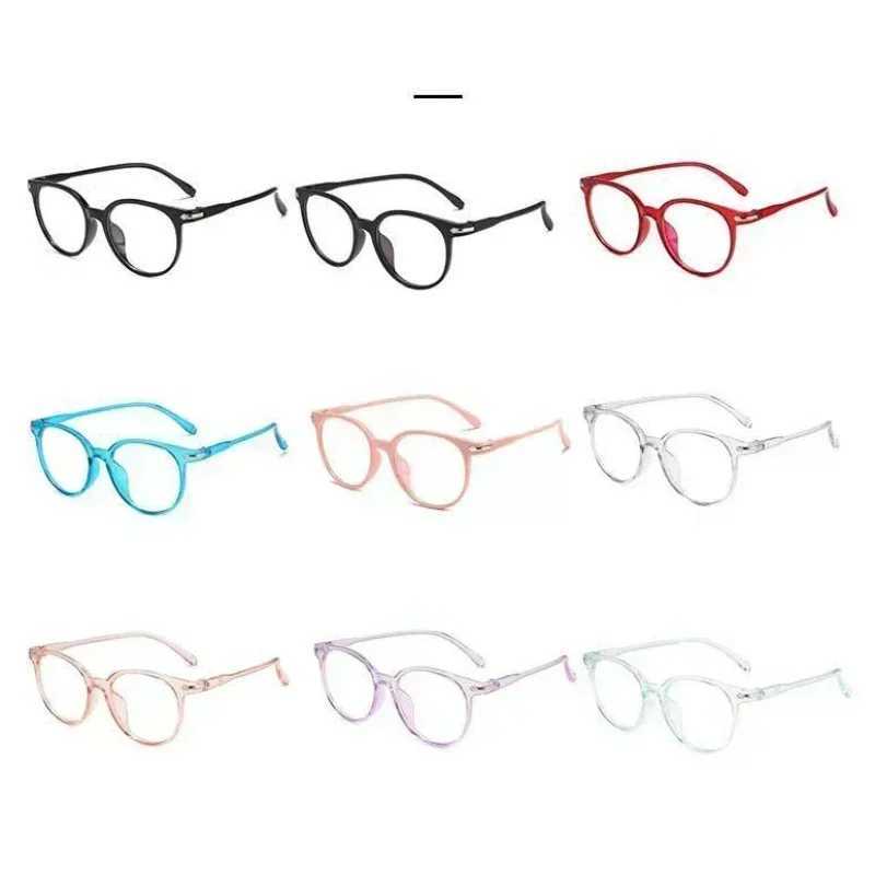 1pcs Anti Blue Light Glasses Round Frame Computer Games Glasses New Men Women Portable High Definition Eyeglasses Outdoor ToolsX241008