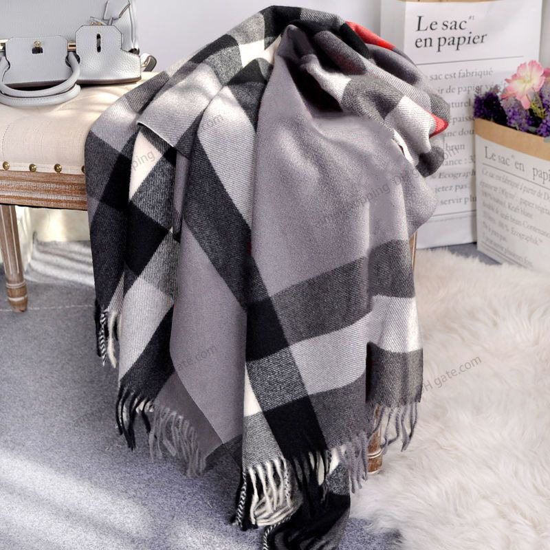 men classic long qualityHeadband Big Designer printed Shawls women and scarf go Check Scarf Winter cashmere fashion Plaid qualityHeadb