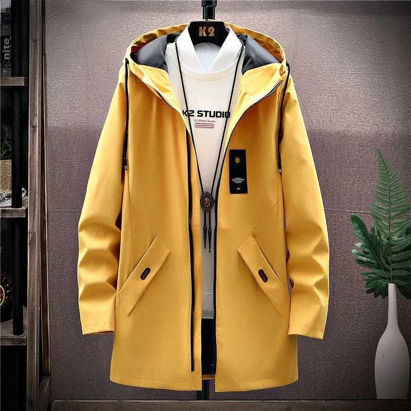 2023 Spring/Summer New Mens Classic Fashion in Long Wind Block Mens Casual Loose Large Premium Coat M-5XL W241007
