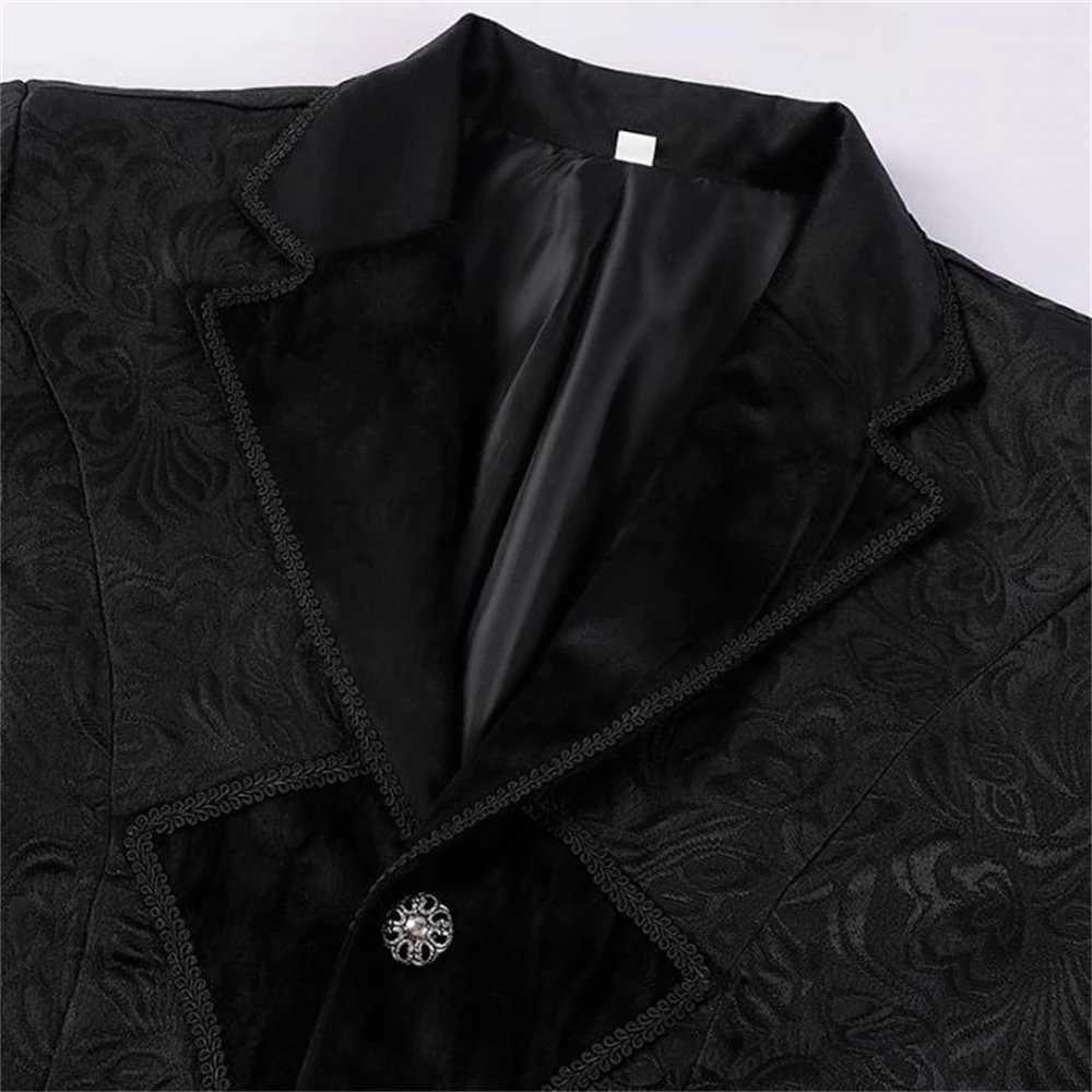 Halloween Coat Mens Medieval Gothic Role Playing Costume Evening Dress Jacket Carnival Party Steampunk Retro Windproof Coat W241007