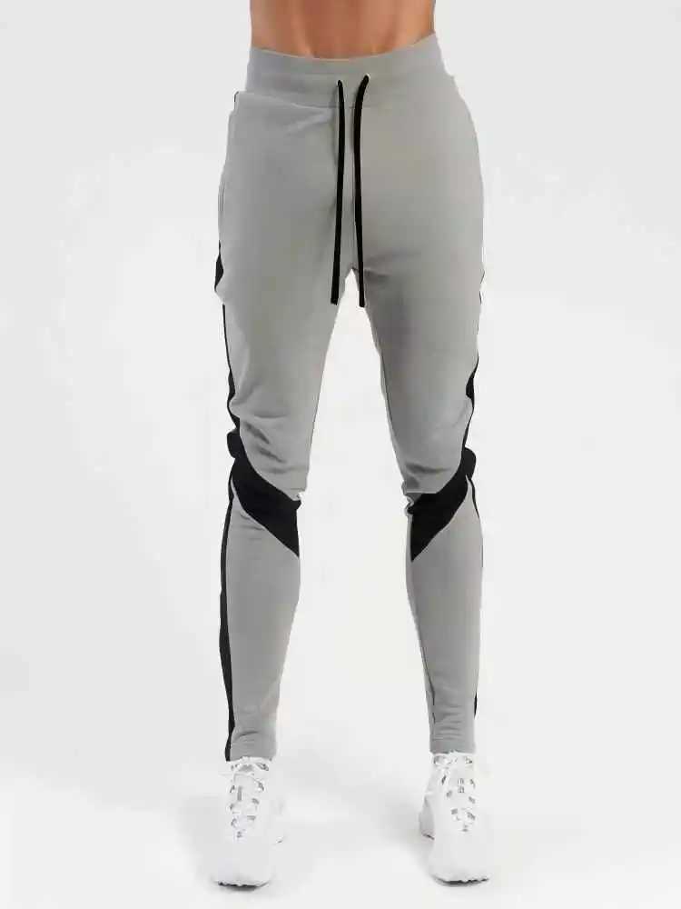 Gym Fitness Trousers Mens Pencil Pants Tight Jogging Running Breathable Quick-Drying Ice Silk Sports Wind Casual Fashion PantsX241008