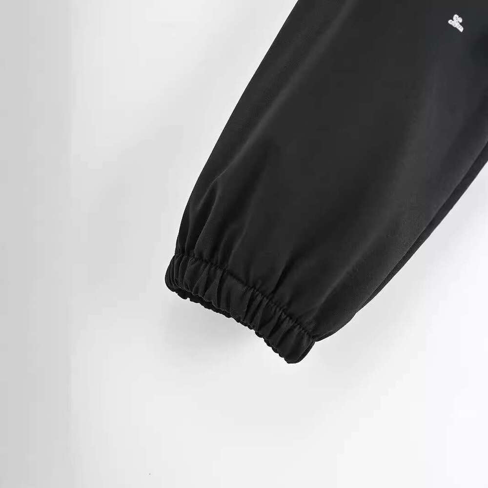 Warehouse thin fish scale fabric 280g hooded short style exposed belly button long sleeved jacket looped sweatshirt