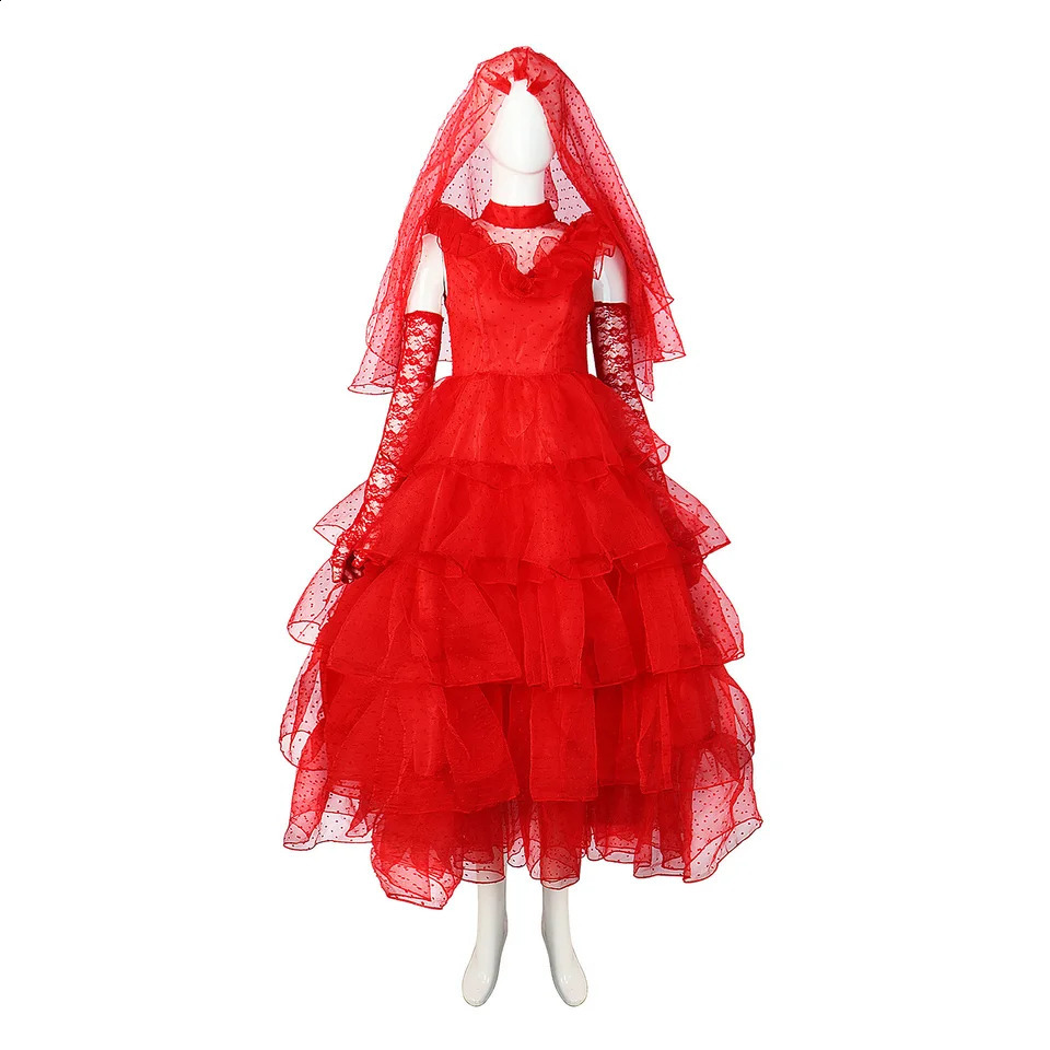 Lydia Deetz cosplay costume dress horror movie womens Halloween adult fancy up 241007