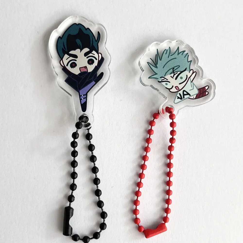 Anime Alien Stage Ivan Till Cosplay Key Chain Acrylic Kawaii Keychains Backpack Pendant Ornament Key Ring Accessories GiftX241008