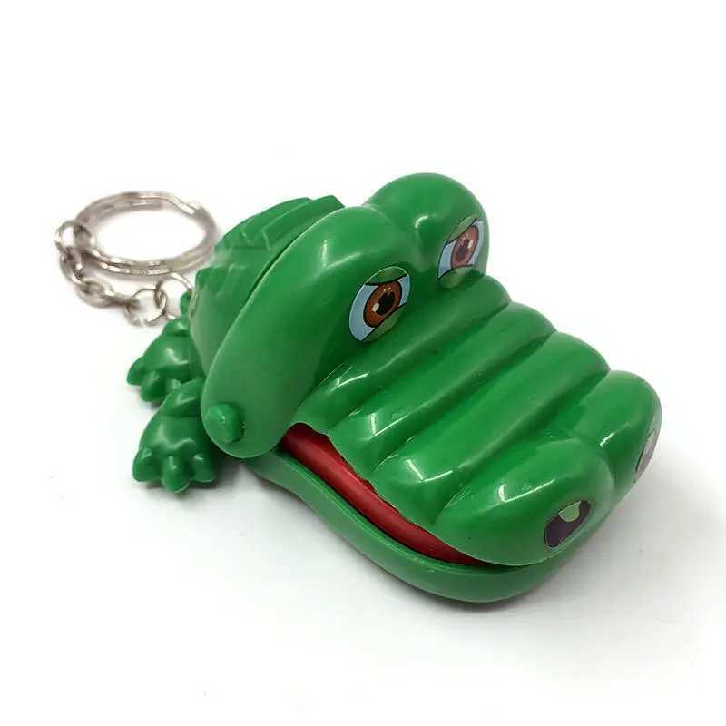 Creative Biting Finger Crocodile Keychain Children and Adults Depressurize Game Fun Toys Keyring Backpack Pendant Jewelry GiftsX241008