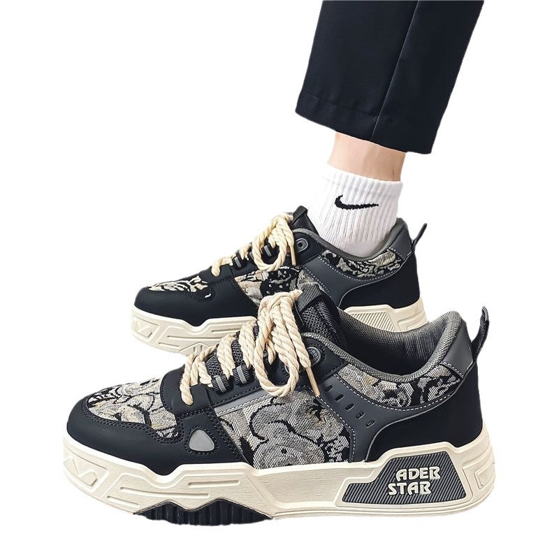2024 New Free Shipping Casual Shoes Men's Shoes Breathable Versatile Casual Sports Thick soled Increased Canvas Size 39-44