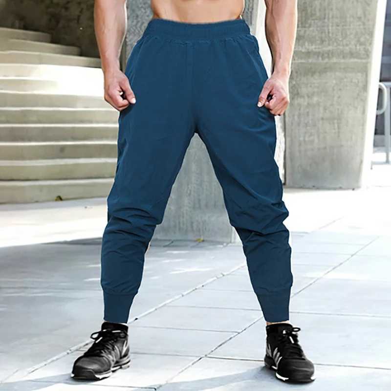 Running Pants Mens Casual Summer Jogging Pants Gym Fitness Sweatpants Quick Dry Breathable Sports Pants Bodybuilding TrousersX241008