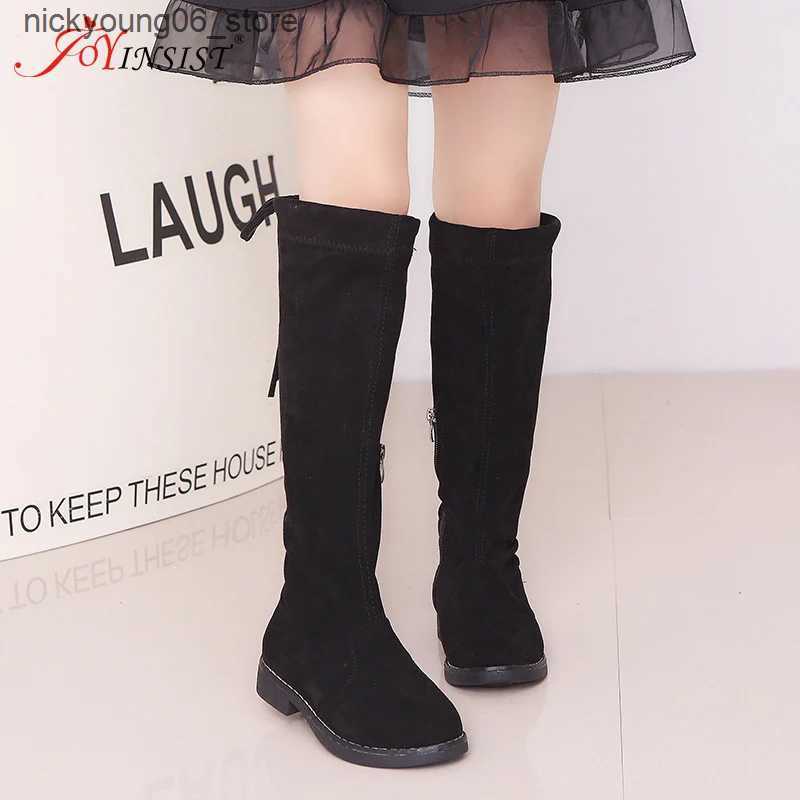 Boots Girls Knee-high Boots Princess Edition Childrens Tall Boots 2024 Children High Kids Shoes Bota Kid L240910
