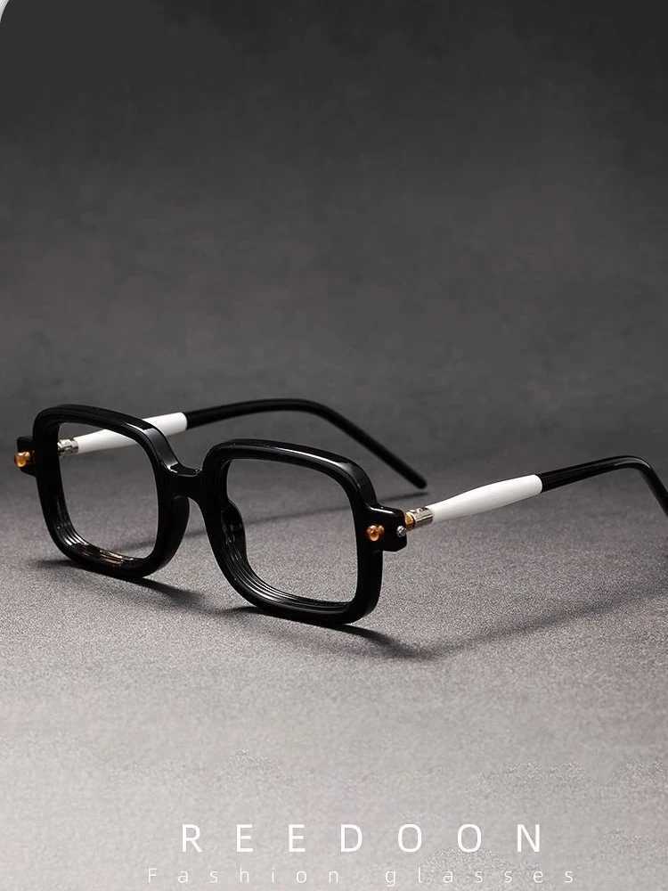 Shatar New Coarse Frame Reading Glasses For Men And Women Fashion Jumbo Size Anti Blue Light And Anti Fatigue presbyopia GlassesX241008
