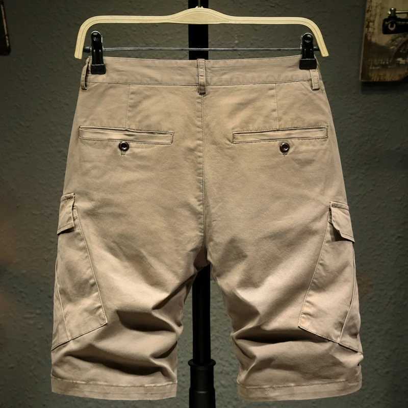 Army cargo shorts mens 2024 new mens casual shorts mens loose work shorts mens outdoor hiking shorts Plus size 28-40W240713
