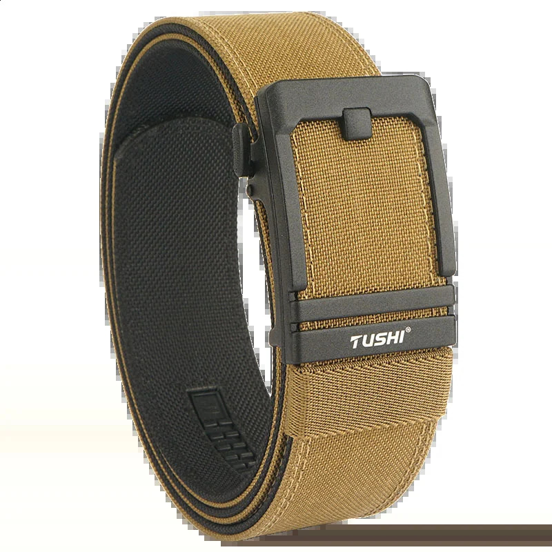 4.3cm wide tactical canvas belt outdoor sports training jeans accessories womens nylon automatic buckle waist belt 240925