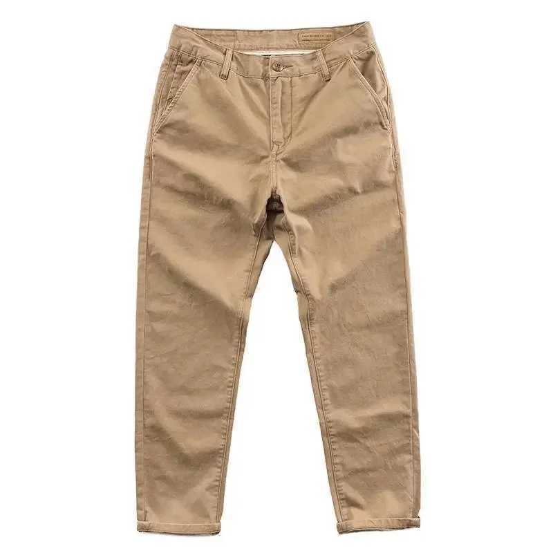 Mens casual cargo cotton pants mens pocket loose straight pants workwear brand suitable for runners mens sportswear CL241008