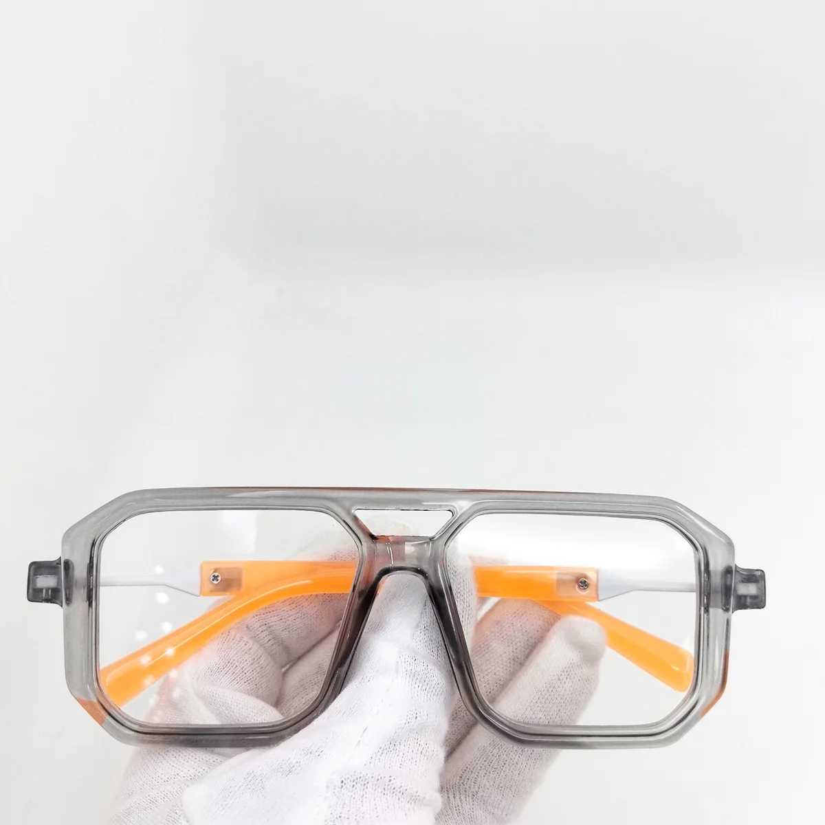 Light Frame Anti Blue Glasses Transparent Black Optical Glasse Women Men Square Eyewear Blocking eyeglasse Spectacle EyeglassesX241008