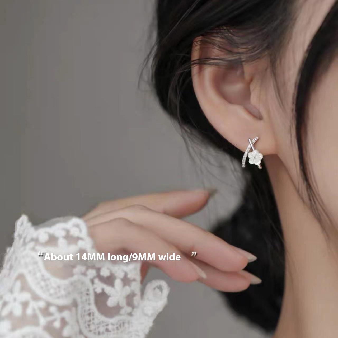 needle wer 2024 new niche design light for women's earrings