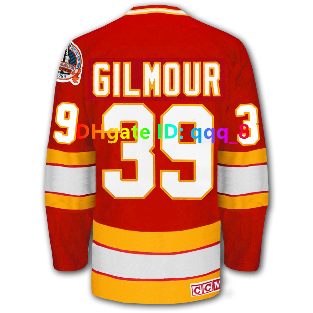 Jarome Iginla Calgary 1989 Stanley Cup Flame Jerseys CCM Throwback Hockey Jersey Miikka Kiprusoff Lanny McDonald Al MacInnis Theoren F