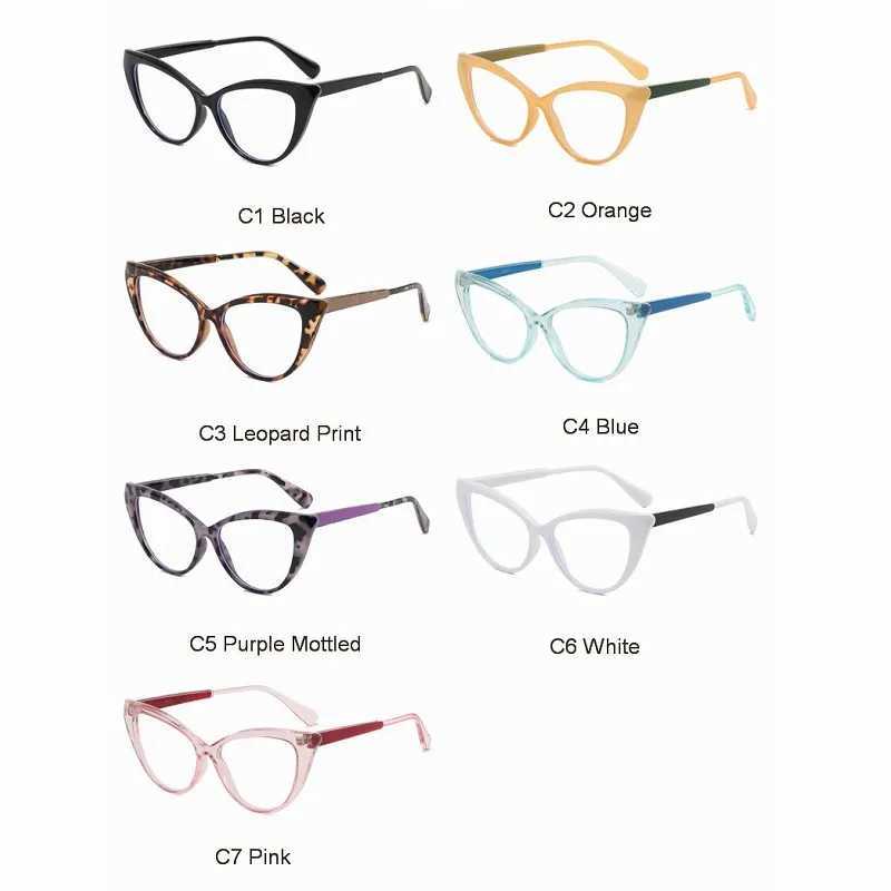 New Cat Eye Anti Blue Light Glasses Women Vintage Eyeglass Woman Glasses Frame Classic Vintage Small Size Eyeglasses 2023X241008