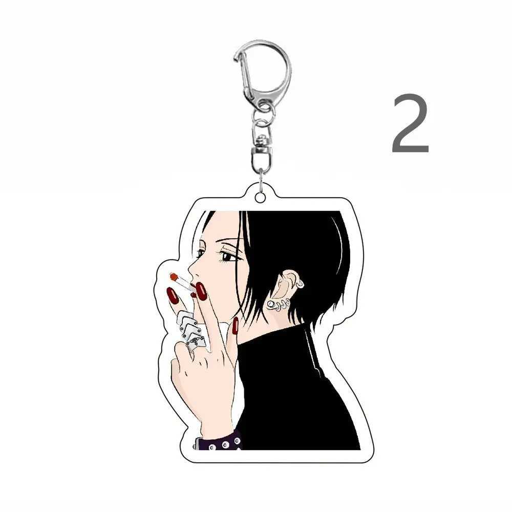 Anime Nana keychain cartoon bag fun pendant keychain jewelry girl fan gift cosplay car keychain pendant jewelryXJ250409