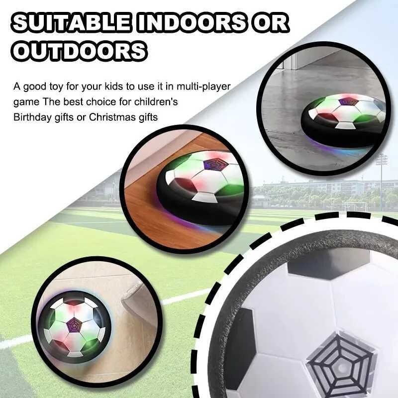 Air Cushion Football Air Cushion Floating foam Football D Flash Indoor Outdoor Sports Interactive Training Toy Birthday GiftW241008